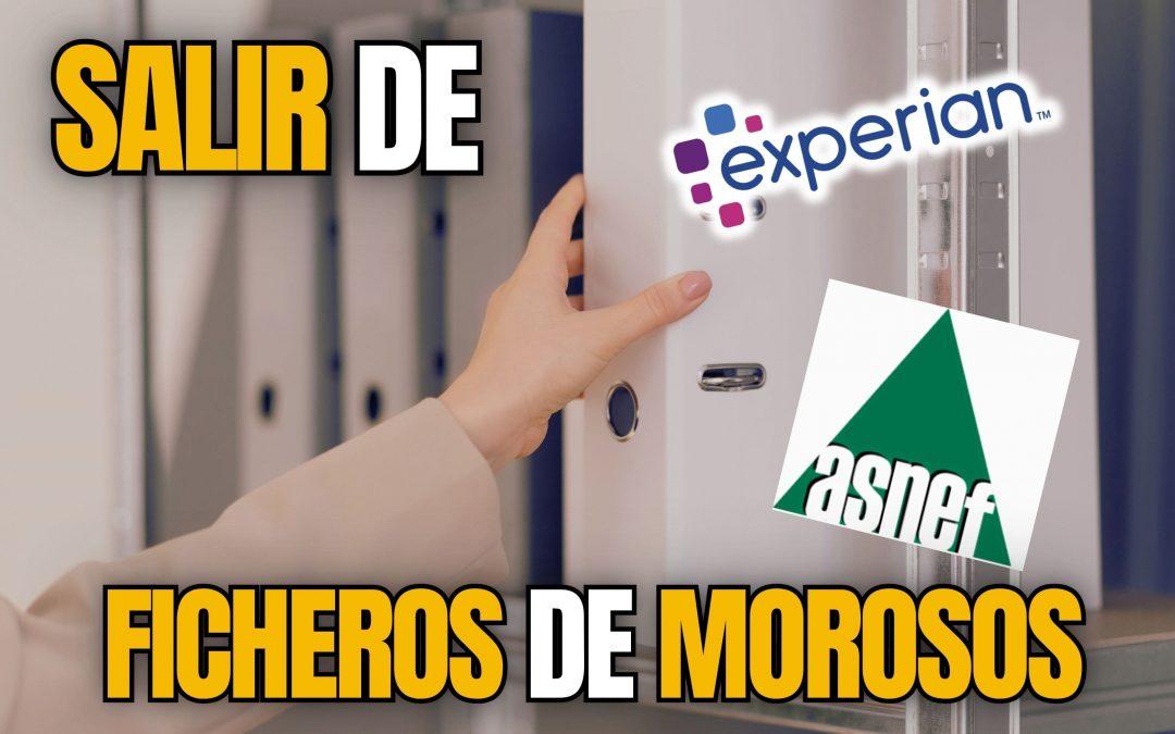 ¿Cuáles son los ficheros de morosos en españa?